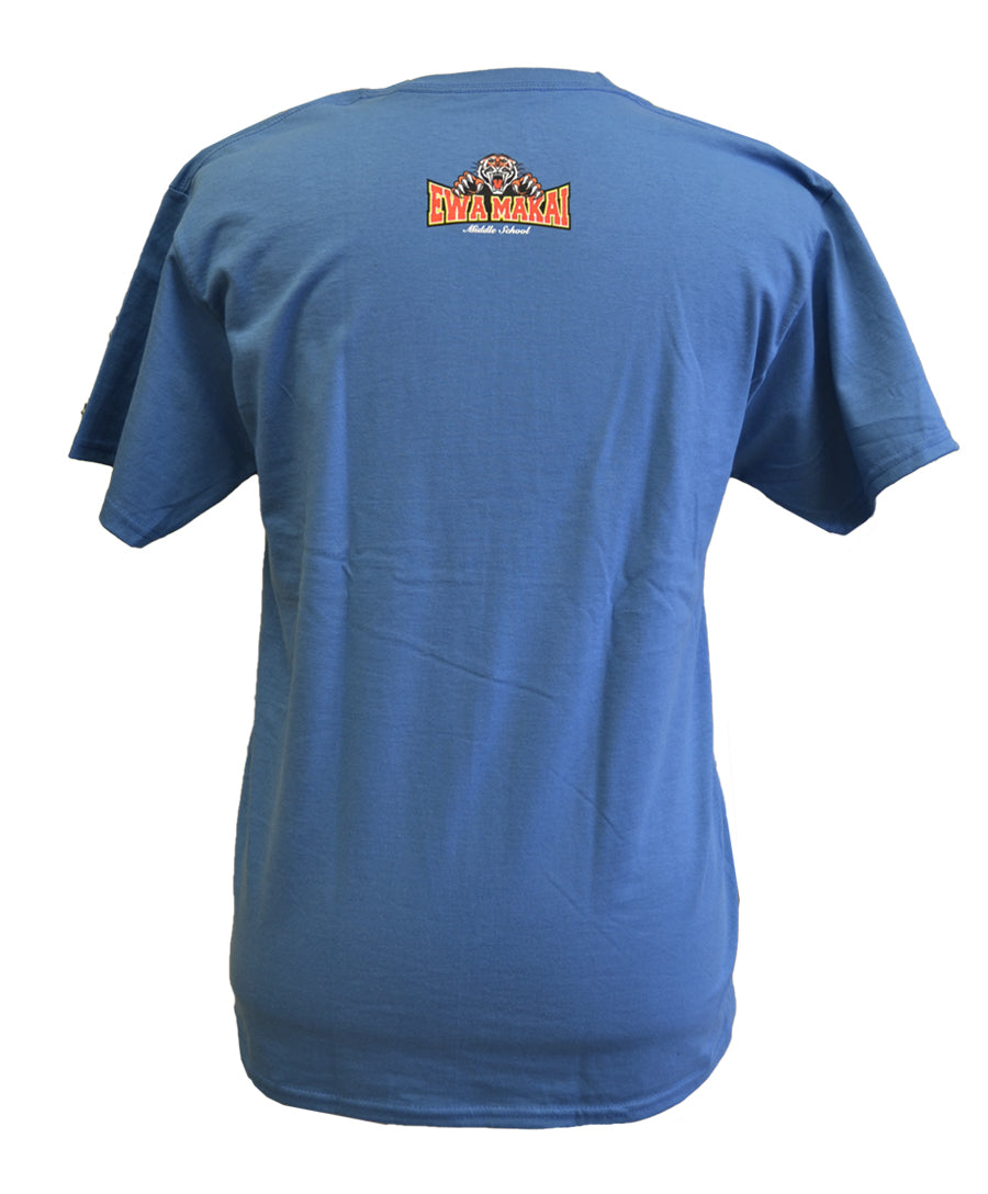 Ewa Makai Logo T Shirt Blue